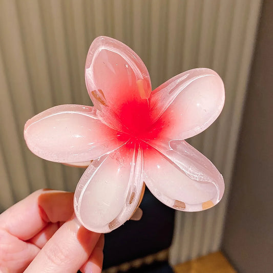 1/2/3Pcs Hair Accessories Colorful Flowers Large Hair Claw on the Back of the Head